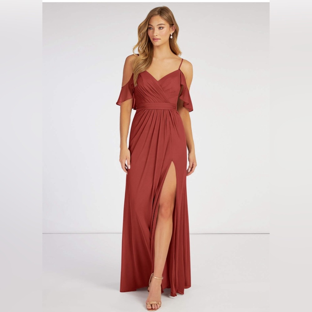 Terra Cotta Azazie Dress